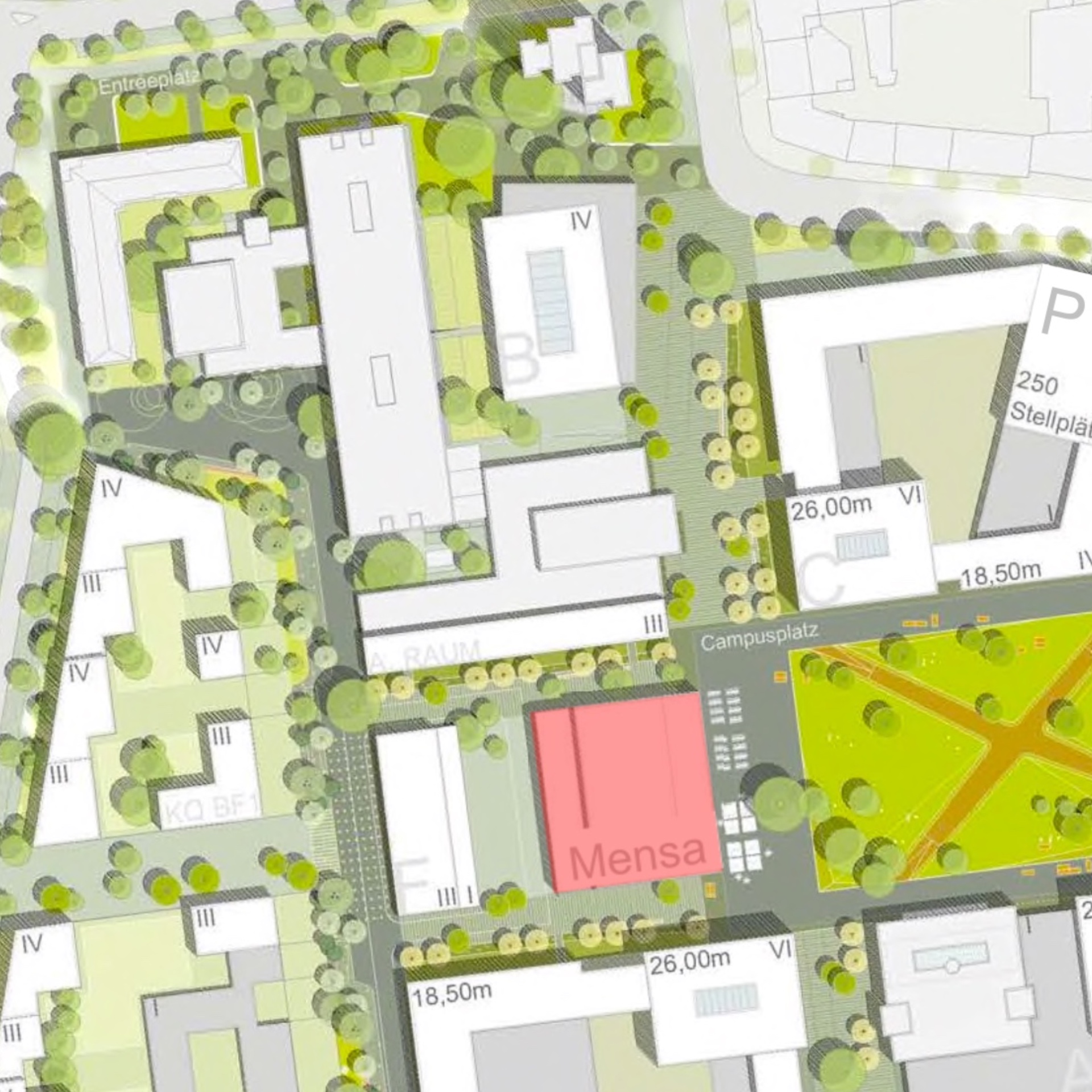 Mensa der TH Köln Campus Deutz